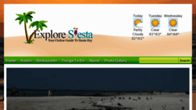 What Exploresiesta.com website looked like in 2015 (9 years ago)