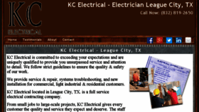 What Electrician-leaguecity.com website looked like in 2015 (9 years ago)