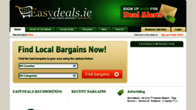What Easydeals.ie website looked like in 2015 (9 years ago)