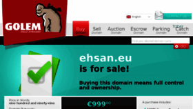 What Ehsan.eu website looked like in 2015 (9 years ago)