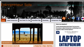 What Entrepreneursolo.com website looked like in 2015 (9 years ago)