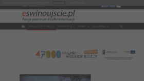 What Eswinoujscie.pl website looked like in 2015 (9 years ago)
