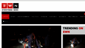 What Eyewitnessnews.co.za website looked like in 2015 (9 years ago)