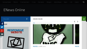 What Enews.com.ng website looked like in 2015 (9 years ago)