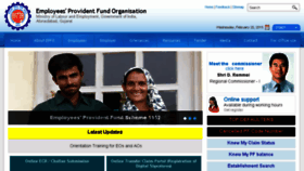 What Epfahmedabad.org website looked like in 2015 (8 years ago)