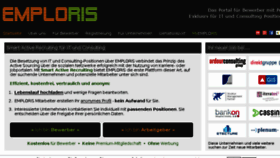 What Emploris.com website looked like in 2015 (9 years ago)
