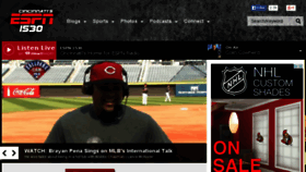 What Espn1530.com website looked like in 2015 (8 years ago)