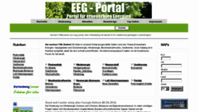 What Eeg-portal.de website looked like in 2015 (8 years ago)