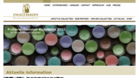 What Engels-kerzen.de website looked like in 2015 (8 years ago)