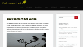 What Environmentlanka.com website looked like in 2015 (8 years ago)