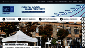 What Escp-eap.eu website looked like in 2015 (8 years ago)