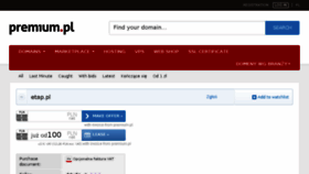 What Etap.pl website looked like in 2015 (8 years ago)