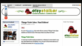 What Etsystalker.com website looked like in 2015 (8 years ago)