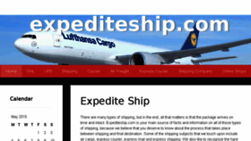 What Expediteship.com website looked like in 2015 (8 years ago)