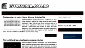 What Estoyaldia.com.do website looked like in 2015 (10 years ago)
