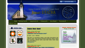 What Effatha.org website looked like in 2015 (8 years ago)