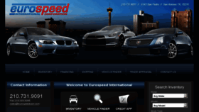 What Eurospeedcars.com website looked like in 2015 (8 years ago)