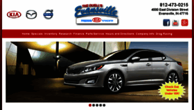 What Evansvillechrysler.com website looked like in 2015 (8 years ago)