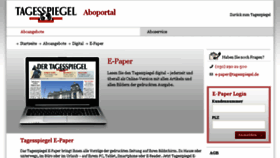 What Epaper.tagesspiegel.de website looked like in 2015 (8 years ago)