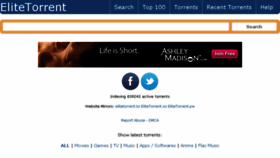 What Elite-torrent.net website looked like in 2015 (8 years ago)