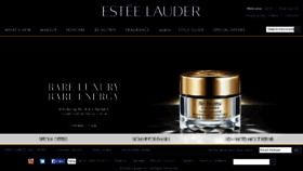 What Esteelauder.co.za website looked like in 2015 (8 years ago)