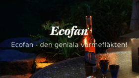 What Ecofan.se website looked like in 2015 (8 years ago)