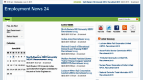 What Employmentnews24.com website looked like in 2015 (8 years ago)