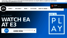 What Electronicarts.co.uk website looked like in 2015 (8 years ago)