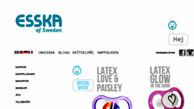 What Esska.nu website looked like in 2015 (8 years ago)