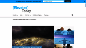 What Elevatedtoday.com website looked like in 2015 (8 years ago)