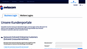 What Extranet.swisscom.ch website looked like in 2015 (10 years ago)