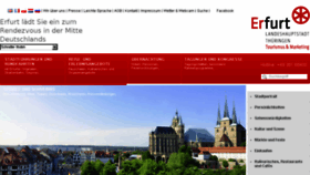 What Erfurt-tourist-info.de website looked like in 2015 (8 years ago)