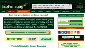 What Ecofirms.org website looked like in 2015 (8 years ago)