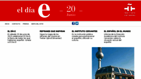 What Eldiae.es website looked like in 2015 (10 years ago)