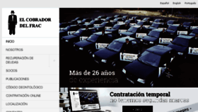 What Elcobradordelfrac.com website looked like in 2015 (8 years ago)