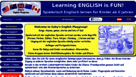 What Englishplaygroup.at website looked like in 2015 (8 years ago)