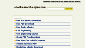 What Ebooks-search-engine.com website looked like in 2015 (8 years ago)