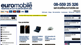 What Euromobile.se website looked like in 2015 (8 years ago)