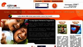 What Egitim.us website looked like in 2015 (8 years ago)