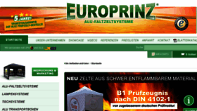 What Europrinz.com website looked like in 2015 (8 years ago)