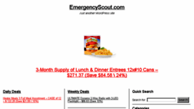 What Emergencyscout.com website looked like in 2015 (8 years ago)