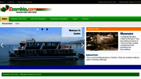 What Ezambia.com website looked like in 2015 (8 years ago)