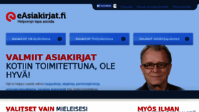 What Easiakirjat.fi website looked like in 2015 (8 years ago)