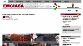 What Emgiasa.es website looked like in 2015 (8 years ago)