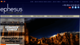 What Ephesustravelagency.com website looked like in 2015 (8 years ago)