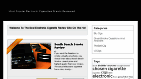 What Ecigbrandsreview.com website looked like in 2015 (8 years ago)