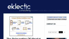 What Eklectic.in website looked like in 2015 (8 years ago)