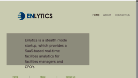 What Enlytics.com website looked like in 2015 (8 years ago)
