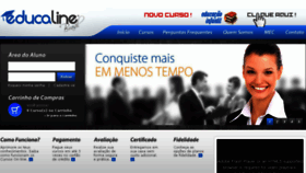 What Educaline.com.br website looked like in 2015 (8 years ago)
