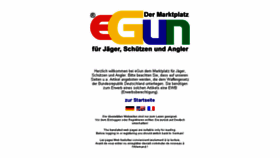 What Egunner.de website looked like in 2015 (8 years ago)